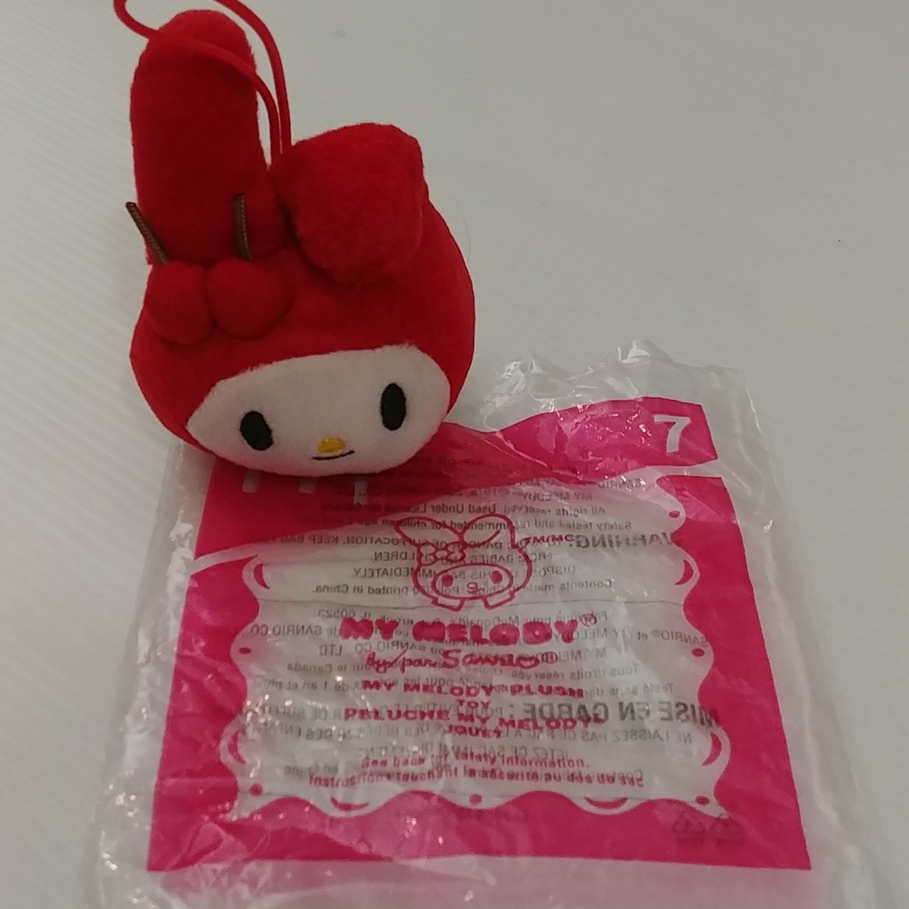 McDonald's My Melody Plush By Sanrio #7 2009